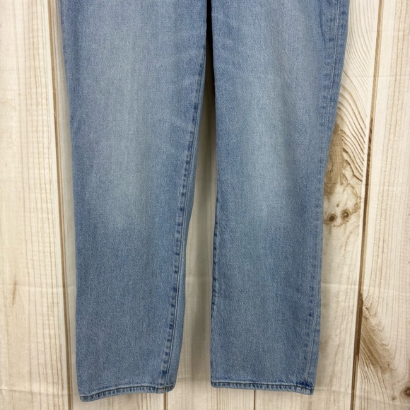J Crew Cropped Jeans Slim Boyfriend Light Wash Hi Rise Ankle Capri Blue Size 28 - Picture 4 of 12